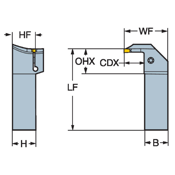 サンドビック（株） コロカット1ー2 シャンクバイト 【F】 RG コロカット１－２　シャンクバイト　【Ｆ】 RG123K20-2525B-058BM