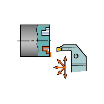 サンドビック（株） コロカット1ー2 シャンクバイト 【F】 RG コロカット１－２　シャンクバイト　【Ｆ】 RG123L20-2525B-075BM