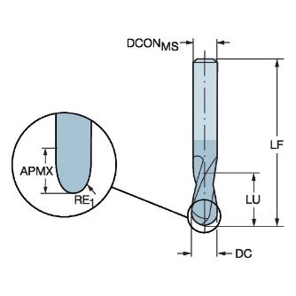 サンドビック（株） コロミルプルーラ 【F】 R216.42-AC コロミルプルーラ　【Ｆ】 R216.42-03030-AC04G 1610