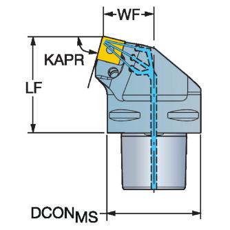 サンドビック（株） T-MaxP カッティングヘッド C8-PSRN Ｔ－ＭａｘＰ　カッティングヘッド　【Ｆ】 C8-PSRNR-45080-19HP