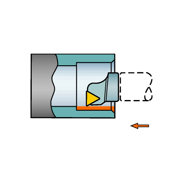 サンドビック（株） T-MaxP カッティングヘッド 570-DTFN Ｔ－ＭａｘＰ　カッティングヘッド　【Ｆ】 570-DTFNL-40-16-L