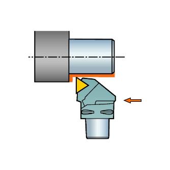 サンドビック（株） T-MaxP カッティングヘッド C4-DTJN Ｔ－ＭａｘＰ　カッティングヘッド　【Ｆ】 C4-DTJNL-27050-16