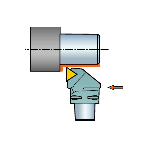 サンドビック（株） T-MaxP カッティングヘッド C4-DTJN Ｔ－ＭａｘＰ　カッティングヘッド　【Ｆ】 C4-DTJNL-27050-16