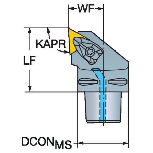 サンドビック（株） TーMaxP カッティングヘッド 【F】 C4-DTJN Ｔ－ＭａｘＰ　カッティングヘッド　【Ｆ】 C4-DTJNR-27050-16