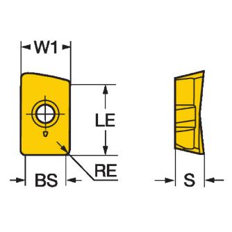 サンドビック（株） コロミル390 チップ 【B】 R390 コロミル３９０　チップ　【Ｂ】 R390-11 T3 08E-PLW 1025