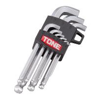 ＴＯＮＥ（株） 首下ショートボールポイントL形レンチセット(インチサイズ) BSB900S