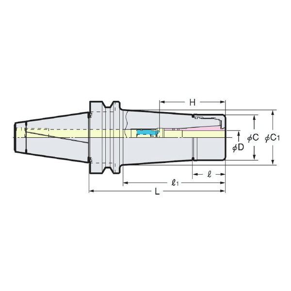 （株）日研工作所 VCホルダ MBT-VC ＶＣホルダ MBT40-VC6-120