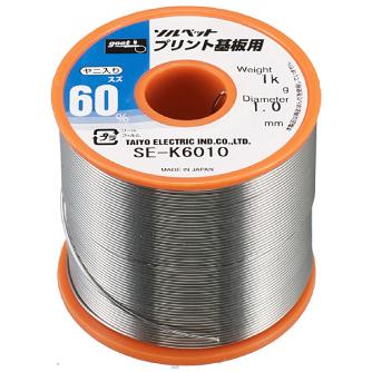 太洋電機産業（株） はんだ 1Kg巻 60％ SE はんだ　１Ｋｇ巻　６０％　Φ０．６ SE-K6006