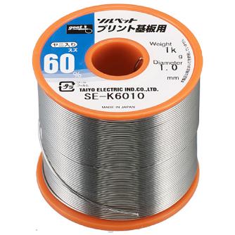 太洋電機産業（株） はんだ 1Kg巻 60％ SE はんだ　１Ｋｇ巻　６０％　Φ０．８ SE-K6008