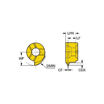 サンドビック（株） コロカットMB チップ CBN 【E】 MB コロカットＭＢ　チップ　ＣＢＮ　【Ｅ】 MB-07TH100MM-10R 7015