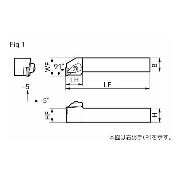 住友電気工業（株） SEC－外径バイト ホルダ DTFN ＳＥＣ－外径バイト　ホルダ DTFNL2020K16