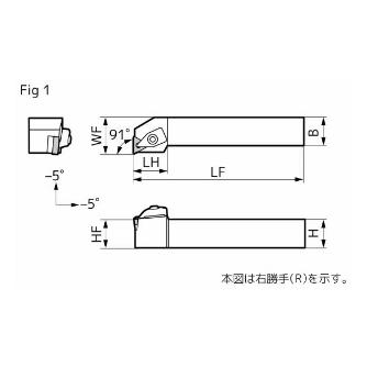 住友電気工業（株） SEC－外径バイト ホルダ DTFN ＳＥＣ－外径バイト　ホルダ DTFNL2525M16