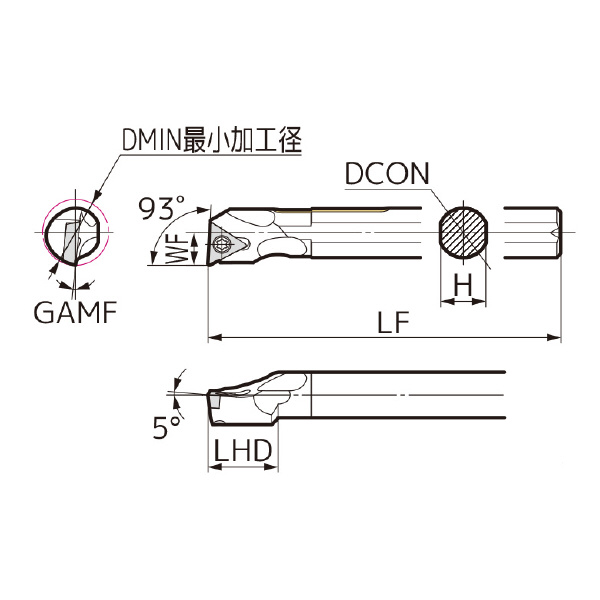 住友電気工業（株） SEC－ボーリングバイト B-STUP ＳＥＣ－ボーリングバイト B12M-STUPL1103-14
