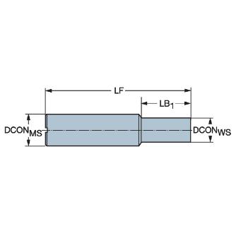 サンドビック（株） コロマントEH円筒シャンクホルダ 【F】 E10 コロマントＥＨ円筒シャンクホルダ　【Ｆ】 E10-A10-SE-100