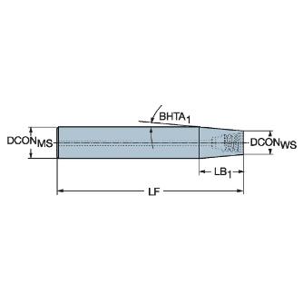 サンドビック（株） コロマントEH円筒シャンクホルダ 【F】 E10 コロマントＥＨ円筒シャンクホルダ　【Ｆ】 E10-A16-CE-155