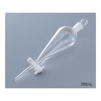 アズワン（株） テフロンプラグ付スキーブ型ロート 7-188 テフロンプラグ付スキーブ型ロート　２００ 7-188-11