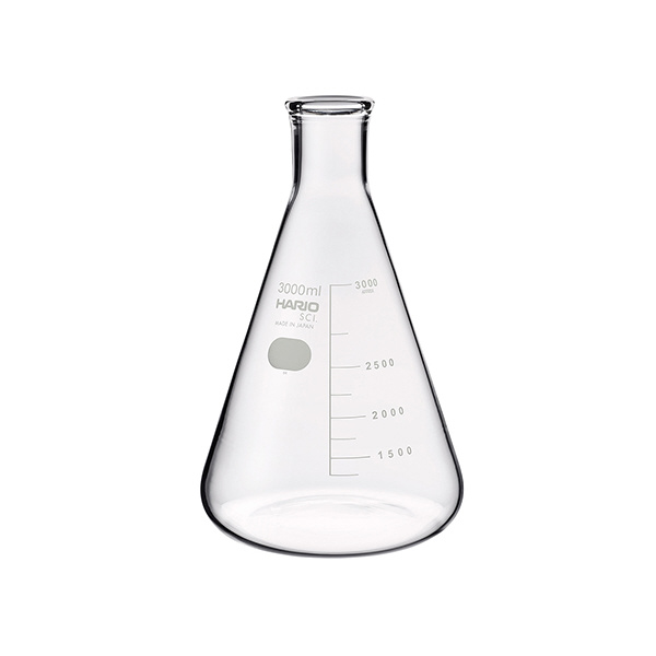 アズワン（株） 三角フラスコ シバタ 6-017 三角フラスコ　３０００ｍｌ　シバタ 6-017-08