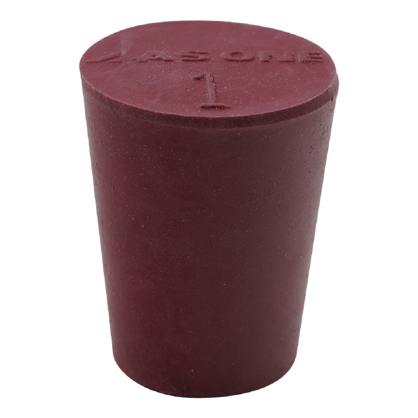 アズワン（株） 赤ゴム栓 6-337 赤ゴム栓　Ｎｏ．１　１個入 6-337-01