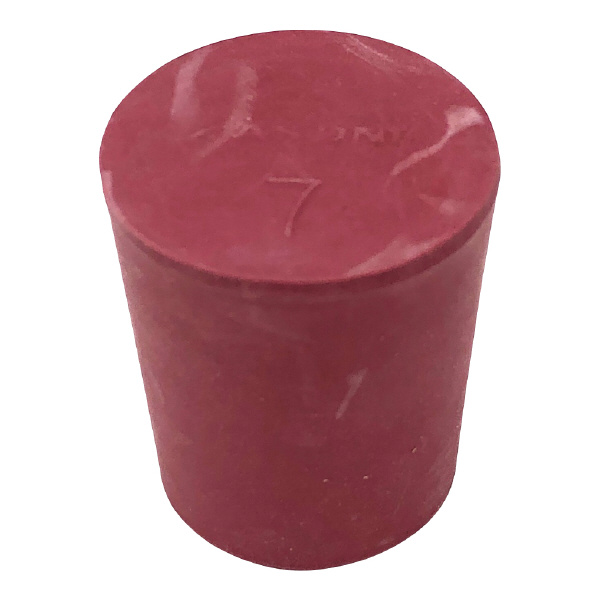 アズワン（株） 赤ゴム栓 6-337 赤ゴム栓　Ｎｏ．７　１個入 6-337-07