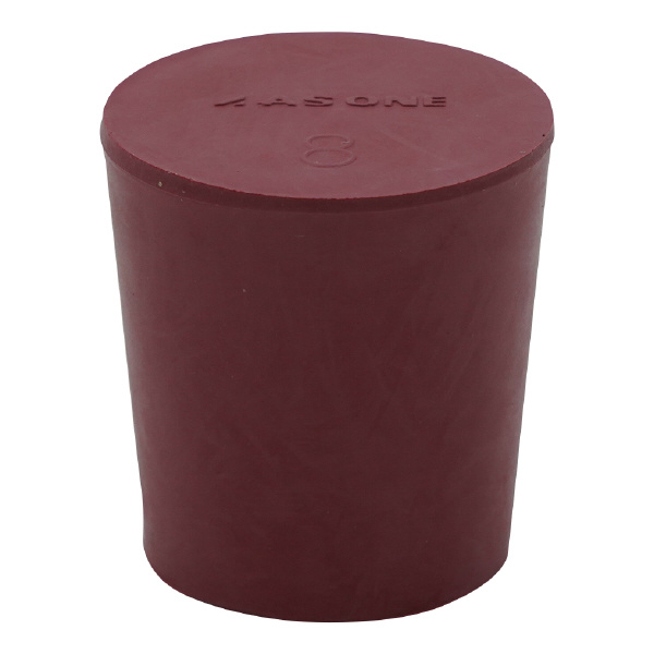 アズワン（株） 赤ゴム栓 6-337 赤ゴム栓　Ｎｏ．８　１個入 6-337-08