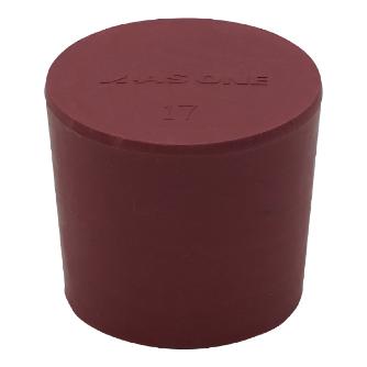 アズワン（株） 赤ゴム栓 6-337 赤ゴム栓　Ｎｏ．１７　１個入 6-337-17