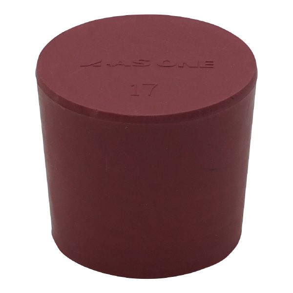 アズワン（株） 赤ゴム栓 6-337 赤ゴム栓　Ｎｏ．１７　１個入 6-337-17