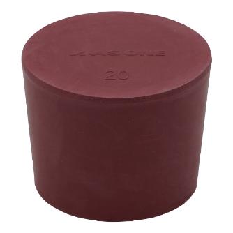 アズワン（株） 赤ゴム栓 6-337 赤ゴム栓　Ｎｏ　２０　１個入 6-337-20