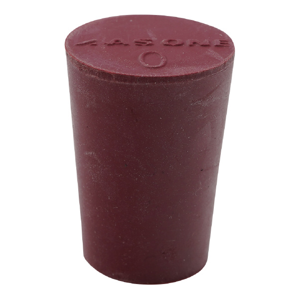 アズワン（株） 赤ゴム栓 6-337 赤ゴム栓０号φ１３×φ１０×１８　１個入 6-337-21