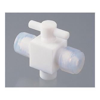 アズワン（株） テフロンYK接続2方コック 7-286 テフロンＹＫ接続２方コック　１０ｍｍ 7-286-03