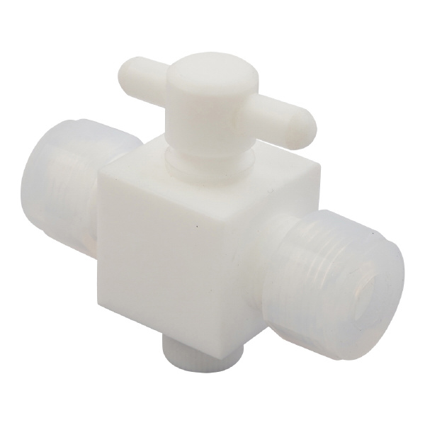 アズワン（株） テフロンYK接続2方コック 7-286 テフロンＹＫ接続２方コック　１０ｍｍ 7-286-03