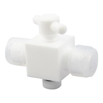 アズワン（株） テフロンYK接続2方コック 7-286 テフロンＹＫ接続２方コック　１２ｍｍ 7-286-04