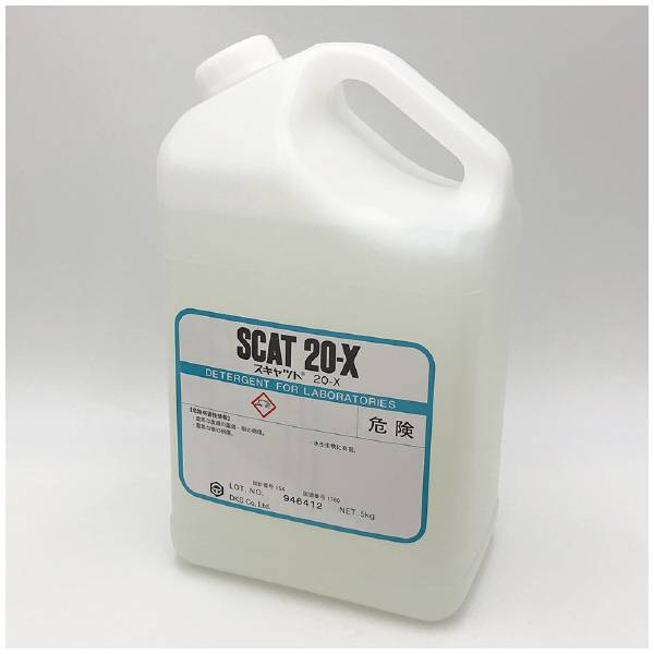 アズワン（株） 液体洗浄剤 スキャット 6-9603 液体洗浄剤（スキャット）　２０Ｘ　５ｋｇ 6-9603-02