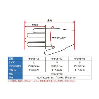 アズワン（株） クリーンノール手袋PVCパウダーフリー 6-905 クリーンノール手袋ＰＶＣパウダーフリーＬ 6-905-01