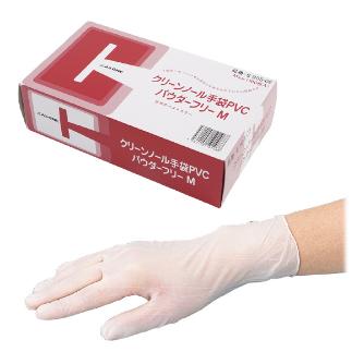 アズワン（株） クリーンノール手袋PVCパウダーフリー 6-905 クリーンノール手袋ＰＶＣパウダーフリーＭ 6-905-02
