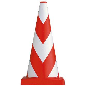 三甲（株） ヘビースコッチコーン ヘビースコッチコーン　φ４０ 8Y0052-00 700H 3.7Kg ﾚｯﾄﾞ/ﾎﾜｲﾄ