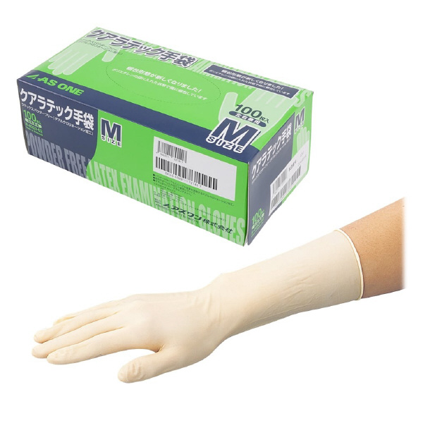 アズワン（株） クアラテック手袋 DXパウダーフリー 8-4053 クアラテック手袋　ＤＸパウダーフリーＭ 8-4053-02