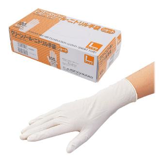アズワン（株） クリーンノールニトリル手袋ショー 8-5687 クリーンノールニトリル手袋ショートＬ 8-5687-01