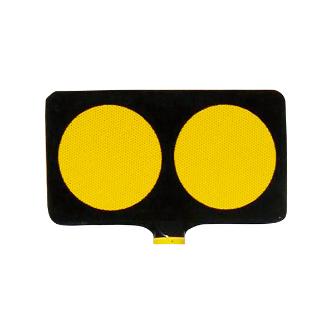 三甲（株） ドラムサインボード ドラムサインボード 8Y3009-00 ﾌﾞﾝﾘﾀｲﾋｮｳｼｷ ｸﾛｼﾞ/ｷｲﾛ