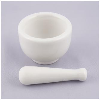 アズワン（株） 磁製乳鉢 乳棒付 6-549 磁製乳鉢　６０ｍｍ　乳棒付 6-549-01