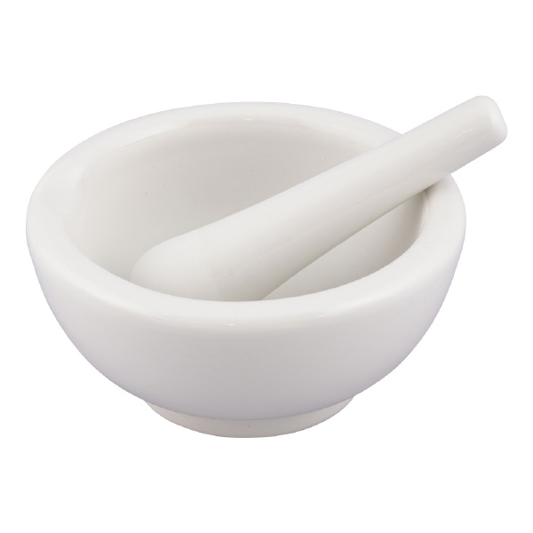 アズワン（株） 磁製乳鉢 乳棒付 6-549 磁製乳鉢　１２０ｍｍ　乳棒付 6-549-03