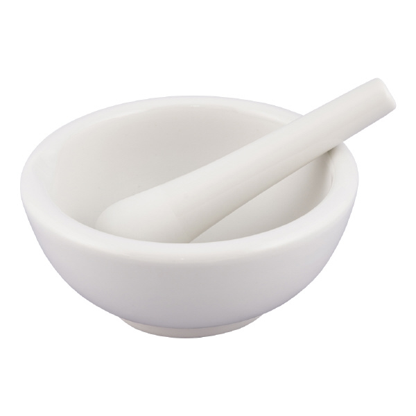 アズワン（株） 磁製乳鉢 乳棒付 6-549 磁製乳鉢　１５０ｍｍ　乳棒付 6-549-04