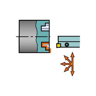 サンドビック（株） コロカット1・2カッティングヘッド【F】 570 コロカット１・２カッティングヘッド【Ｆ】 570-32L123G15B042B