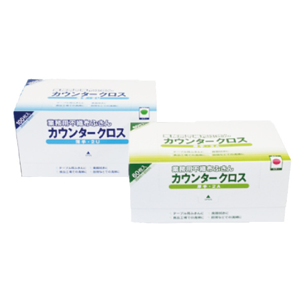 （株）橋本クロス カウンタークロス 60枚×6箱＝1C カウンタークロス　６０枚×６箱＝１Ｃ 2AG(6BOX) ｸﾞﾘｰﾝ