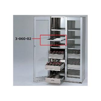 アズワン（株） 薬品庫SH型 3-060 薬品庫ＳＨ型　予備棚板レール付 3-060-02