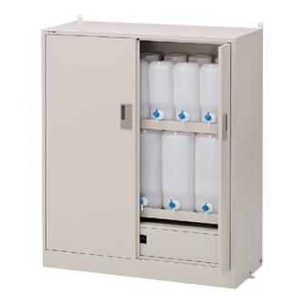 アズワン（株） 薬液保管スライドロッカー SL－110 3-3012-01 薬液保管スライドロッカー　ＳＬ－１１０ 3-3012-01