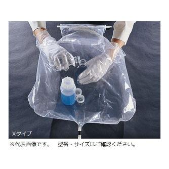 アズワン（株） グローブバッグ 3-119 グローブバッグ　Ｘ－１７　６枚入 3-119-01