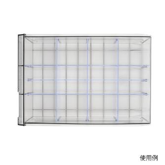 アズワン（株） B4型カセッター 3-272 Ｂ４型カセッターＢ４－００２用ヨコ仕切板 3-272-04