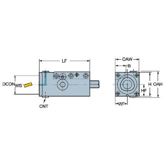 サンドビック（株） クランピングユニット 【E】 C4-LC クランピングユニット　【Ｅ】 C4-LC2085-24102-16M