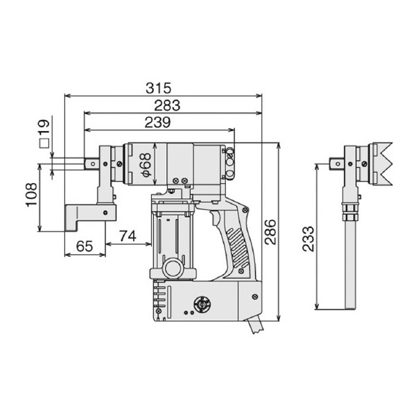 ＴＯＮＥ（株） ナットランナー(シンプルトルコン GSTタイプ) GST シンプルトルコン GST51T