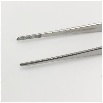 アズワン（株） ステンレス製ピンセット 6-531 ステンレス製ピンセット　１５０ｍｍ 6-531-02